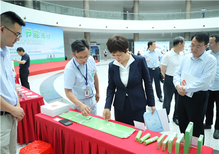 在合肥市節能宣傳周啟動儀式上，合肥市市長這樣評價國軒高科